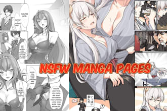 draw nsfw anime manga art manga webtoon comic manga page manga artist