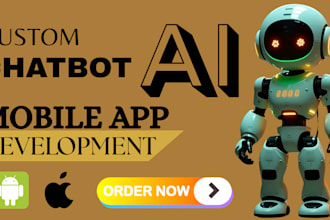 develop ai chatgpt mobile app or website ai saas app ai chatbot ai software