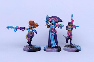 tabletop miniature,board game miniature,warhammer miniature,3d print and paint