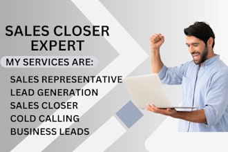 be your high ticket sales closer sales representative sales leads salesperson