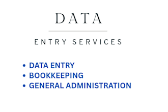 offer professional and detail oriented data entry support