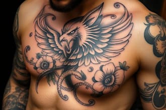 create unique custom tattoo any tattoo design, tattoo artist