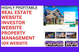 design build to rent real estate website via wordpress investor dashboard