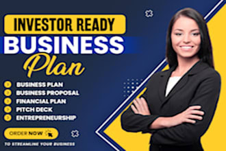do a business plan, financial projections, and financial forecast