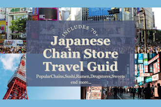 japanese chain store travel guide PDF and pptx