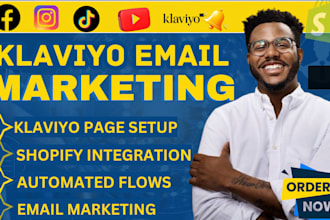 setup klaviyo email marketing, klaviyo flows, email template klaviyo shopify