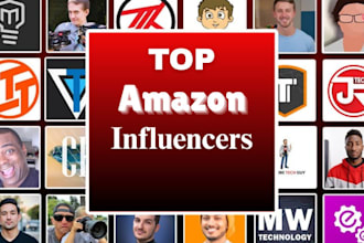 research best amazon influencers to promote your product or store