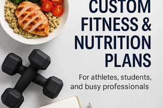 create a personalized fitness meal and workout plan for your goal