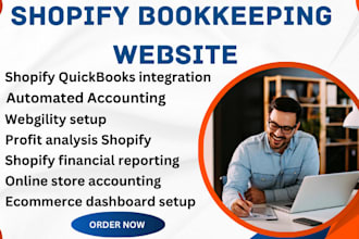setup shopify bookkeeping quickbook better report webgility profit analysis