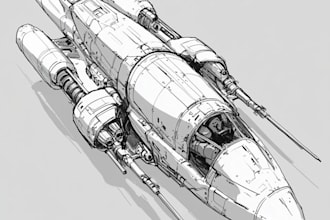 create a spacecraft, sci fi, vehicle, or sci fi artwork for you