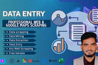 do web scraping,data extraction data mining from any website