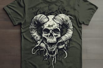 create custom, text, and typography tshirt design