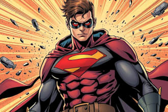 draw comic superhero comic art cover graphics novel comic
