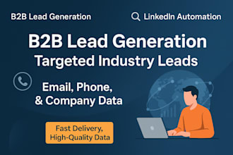 b2b lead generation, targeted industry leads email, phone