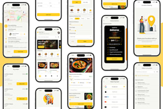 design mobile app UI UX and prototype