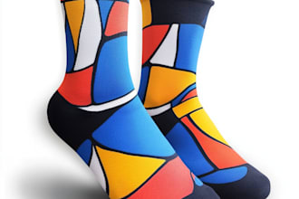 create unique socks design with 24 hrs just for you