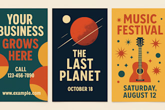 design eye catching posters