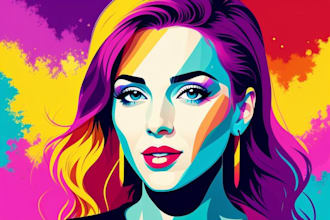 make professional wpap pop art portrait