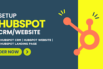 be your hubspot expert setup hubspot crm and hubspot website