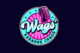 design unique karaoke chaos logo