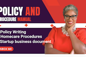 write business policies and procedures for your startup and home care agency