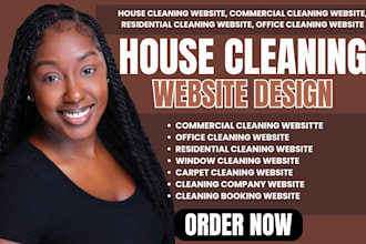 build house cleaning website commercial cleaning website carpet cleaning website