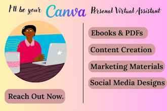 be your expert canva virtual assistant and create designs to boost your brand