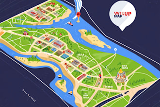 do vector map illustration