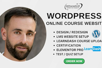 build leandash tutor lms course upload certificate design online course website