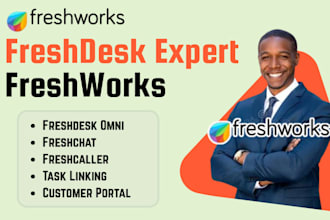 freshwork, freshdesk omni, ticket, freshchat, customer support, ai, task expert