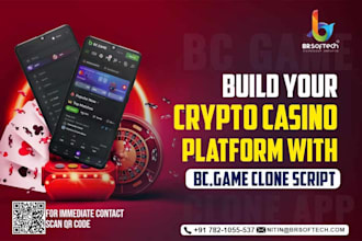 build crash game igaming website slot bc game blackjack poker crypto gamble game