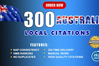 do australia best local citations manually for your business