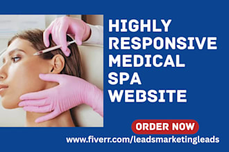 medical spa website med spa website medspa website medical aesthetic website wix