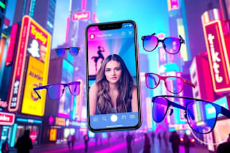 create pro ar filters for instagram tiktok  snapchat 24hr lens magic
