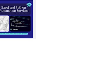 build custom excel and python tools to automate your data