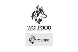 design probiotic supplement dogs logo