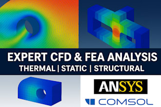 perform advanced fea and cfd simulations in ansys and comsol