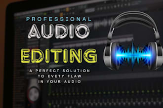 professionally fix and enhance any flawed audio to perfection