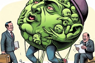 draw satire, editorial or political cartoons for you