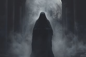 draw watercolor dark art and fantasy horror character design