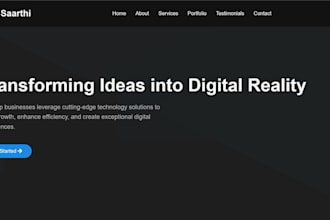 develop custom website as full stack web developer