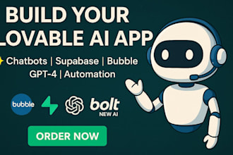 loveable ai lovable dev supabase bolt new ai bubble chatbot ai app ai automation