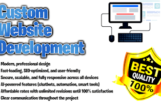 develop a custom ai website for your business