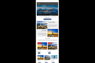 create responsive HTML emails and automate in mailchimp