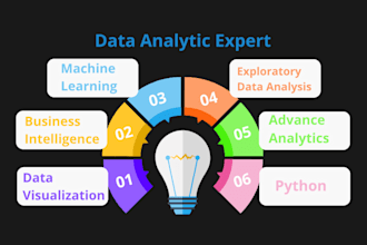 be your data analyst, visualization expert on python, excel, powerbi