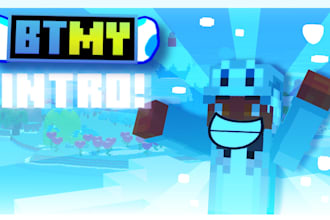 make a 3d roblox and minecraft thumbnail for your youtube video