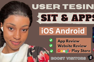do user testing usability testing, UI UX test, app website audit