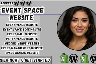 event space website and online venue reservation website for banquet hall space
