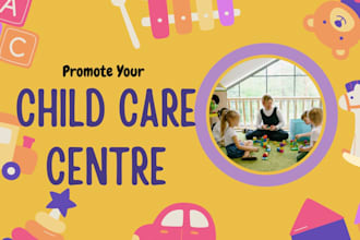 promote childcare website on early childhood blog
