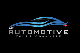 make an automotive, auto body and street wheels logo